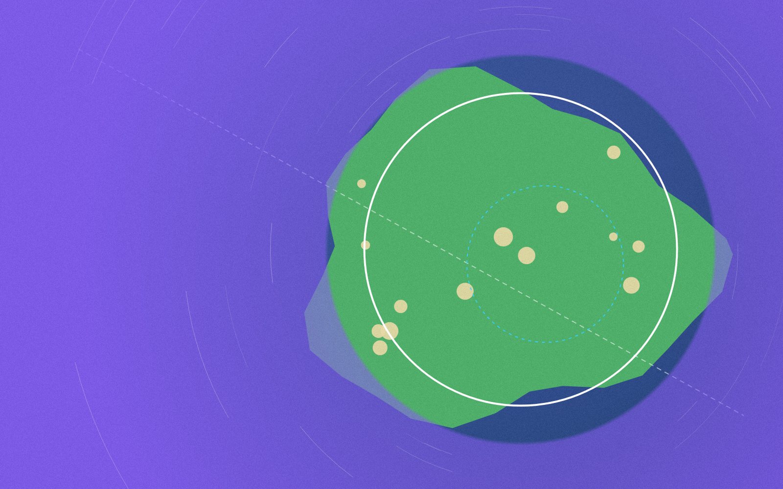 Respawn Rated illustration for Fortnite: an abstract battle royale & creator hub scene