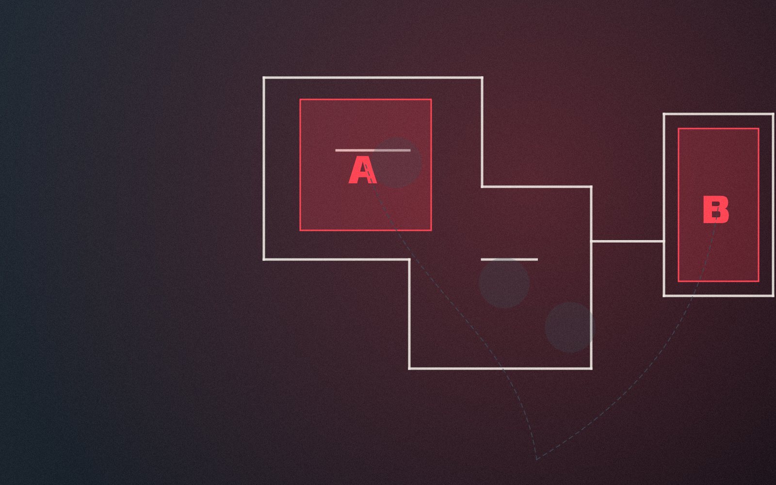 Respawn Rated illustration for VALORANT: an abstract tactical shooter scene